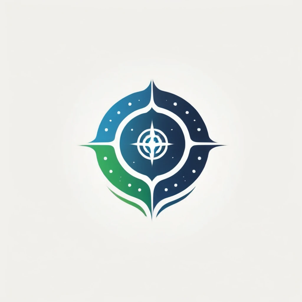logo, A logo for a company : Technology, Innovation, Fantasy, Artistry , launching T, simple , themed colors (white, blue, green ) ),LogoRedAF