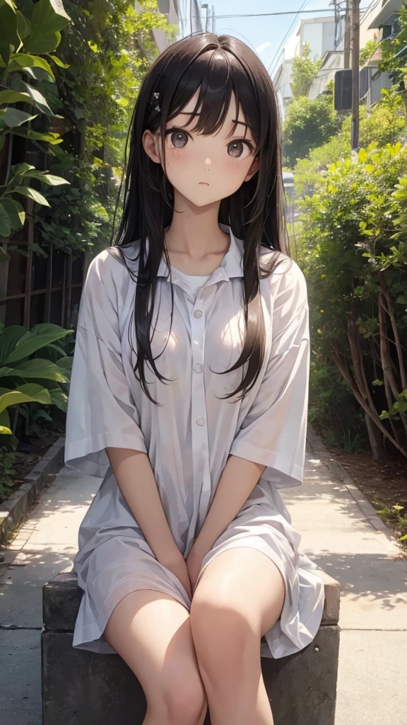、beautiful girl、Expressionless、face closeup