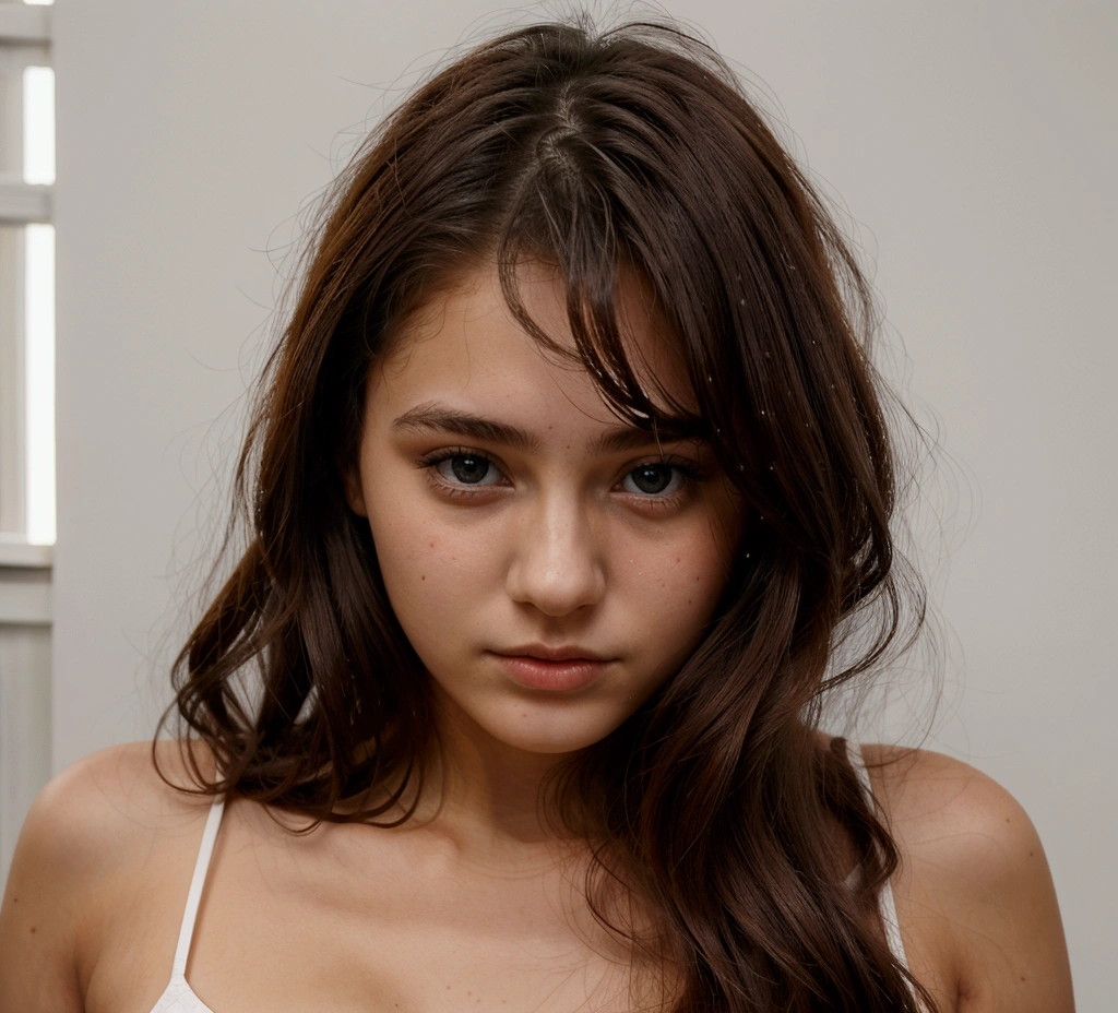 Beautiful 18 year old girl face, viva, Whole body, standing