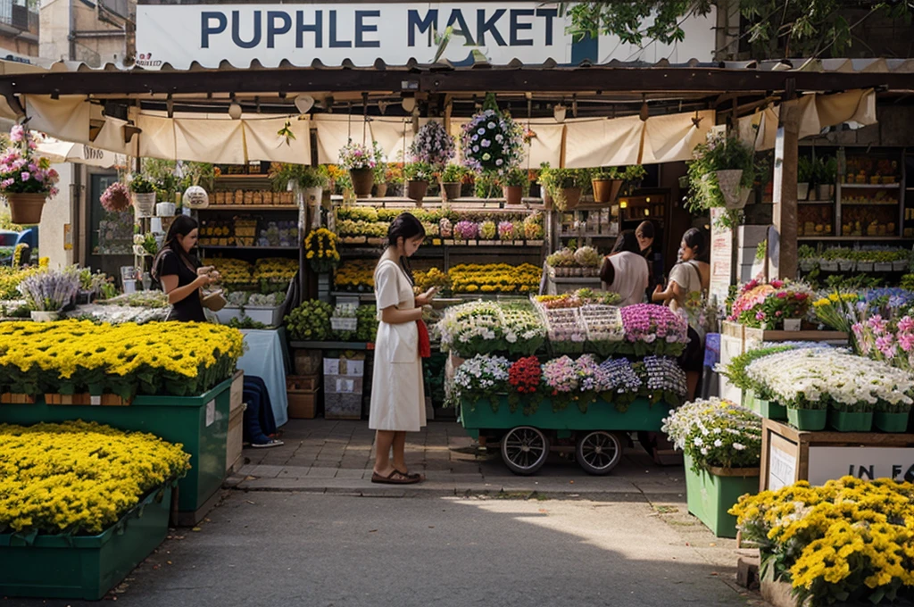 Flower market