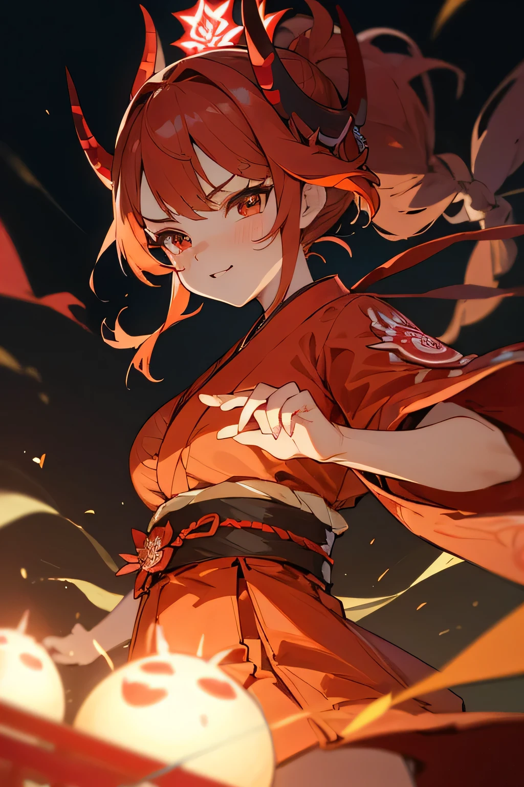 Highest quality、High resolution、Detailed Background、(Beautiful face in every detail:1.4)、Anatomically correct、Normal number of fingers、Detailed facial expressions、(Detailed eyes:1.2)、age beauty、(Huge breasts:1.2)、Light color hair、Braided Ponytail、Braided bob cut、Bun Hair、cute gesture、night、Nebuta Festival、smile、
(Beautiful girl in yukata enjoying the Nebuta Festival:1.5)、
Nebuta Festivalのnight、Streets lit by lanterns、people々Wearing yukata or happi coat、Bustling with excitement、The sounds of drums and flutes echoed throughout the place.、The Nebuta festival music envelops the entire town、A giant Nebuta float slowly advances、Nebuta are huge floats made from Japanese paper and bamboo.、
Brave warriors and beautiful goddesses、Depicts mythical creatures、Lanterns are hung on top of the Nebuta and candles are lit inside.、It moves forward while emitting a fantastic light.、
Dancers called Haneto parade around the Nebuta、Haneto dance with powerful leaps to the accompaniment of Nebuta music.、people々In tune with the calls of the dancers,「Russell、Russell」exclaimed、people々Filled with excitement and dynamism、An unforgettable festival、
Cool colors such as blue and green、Yukata with Nebuta motifs、Bright colors such as red and yellow、
Belts with gold or silver threads、The obijime (sash fastener) is colored to match the obi color.、Matching the atmosphere of Nebuta Festival、Hairpins and flower decorations、Small items such as fans and drawstring bags、cute