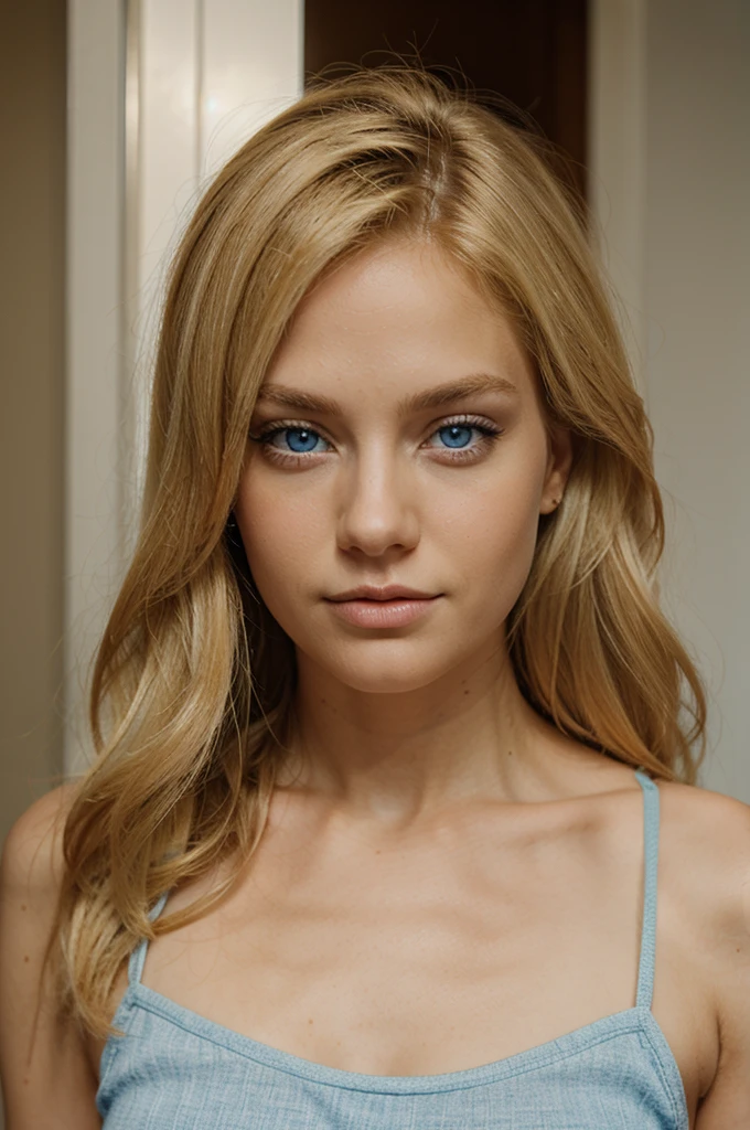 blonde blue eyes