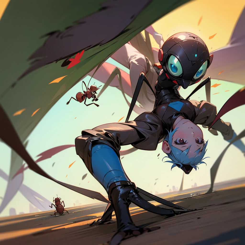 From the point of view of the ants baby flies her best friend also flies but is afraid
