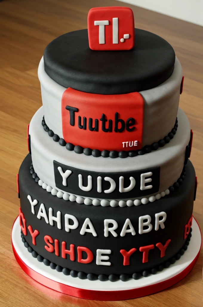 Create a YouTube-themed cake