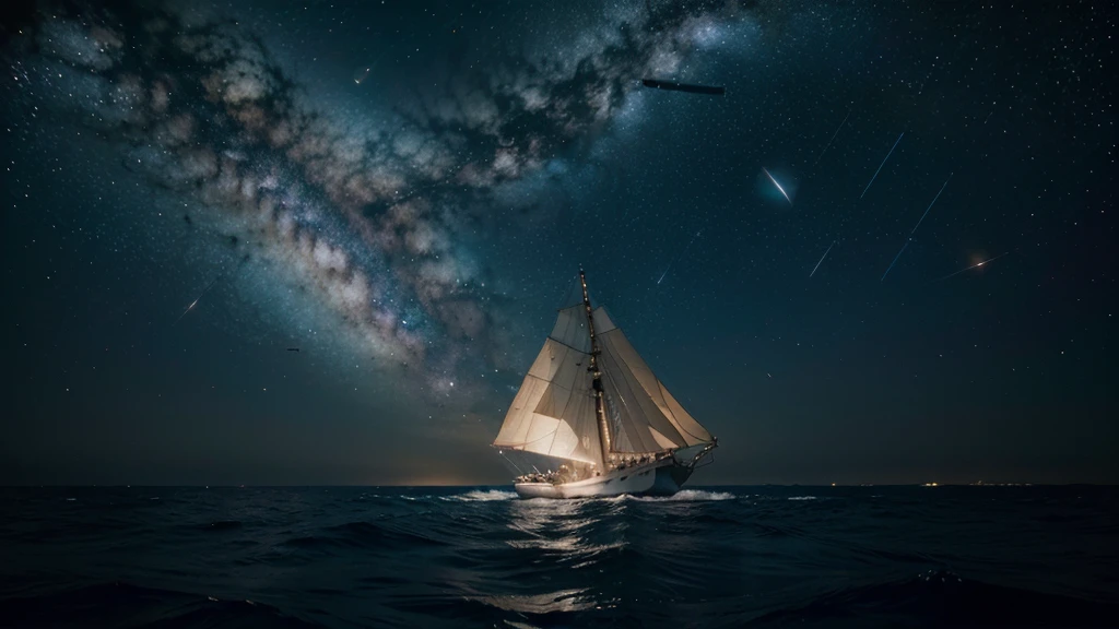 Sailing among the stars, in a sea of light, Every galaxy is a dream, che il cuore conduce, Between distant planets, our journey begins, The infinite universe, he reveals his first fruits to us.