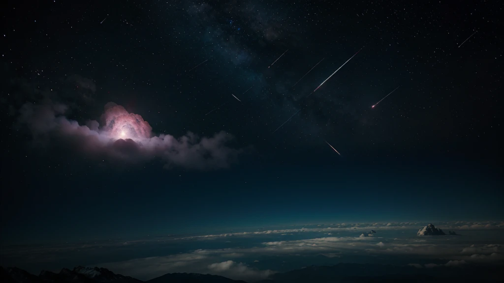 Floating weightlessly, between nebulae and comets,
The silence of the universe, tells us secrets,