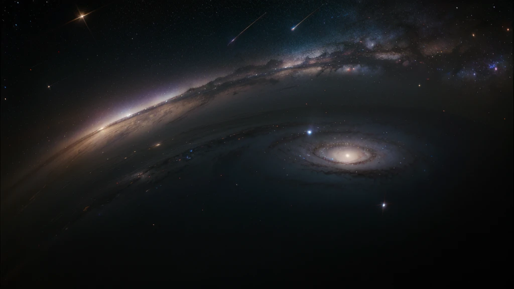 Distant galaxies, with their mysteries,
Let&#39;s explore the cosmos, in an ethereal ballet,