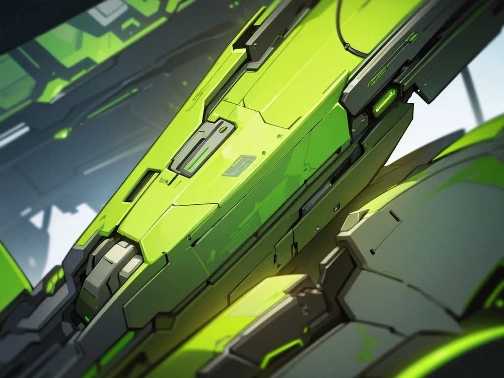cyber machine distortion, futuristic acid green liquid abstract background chrome backlit, close up --a