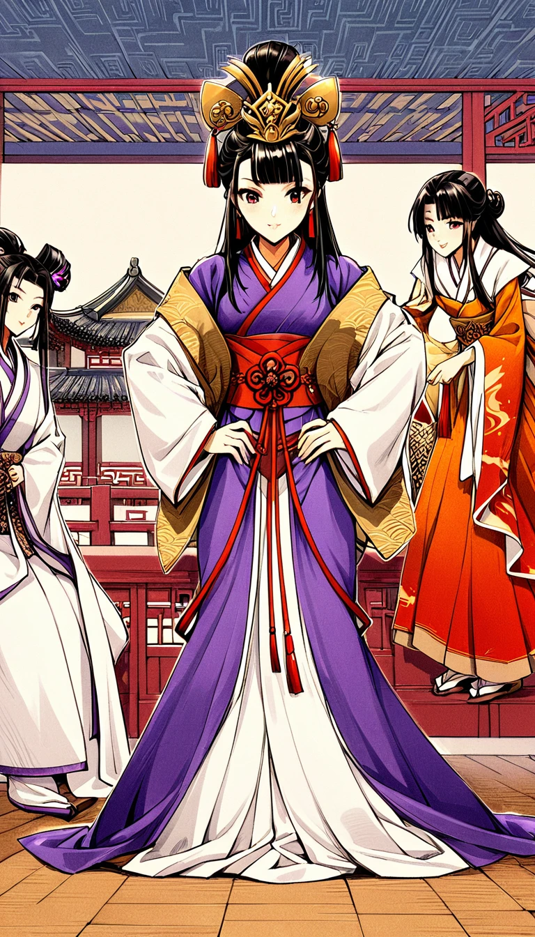 araffe dressed in a traditional Chinese Costume posing for a picture, 古代Chinese Costumeを着て, palace , a girl in Hanfu, 中国のTraditional attire, Princess of an ancient Asian dynasty, ancient Chinese Princess, Chinese Costume, Chinese Princess, Traditional Japanese, Traditional geisha costume, 古代Chinese Costumeを着て, Empress of China, Traditional attire, Traditional cut suits, Hanfu She exposes her