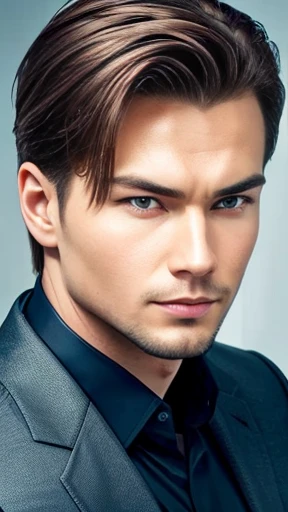 Make a Finnish handsome man focus on the face