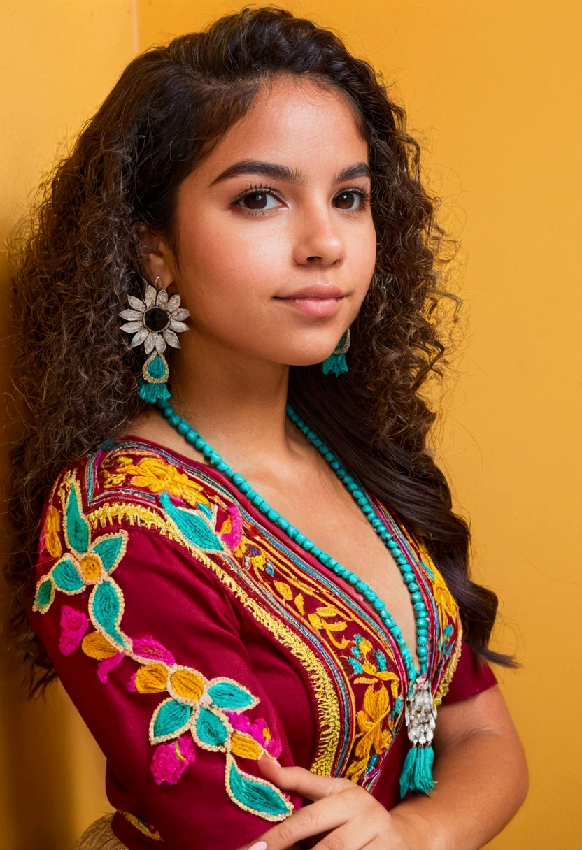 young latin woman photo for instagram