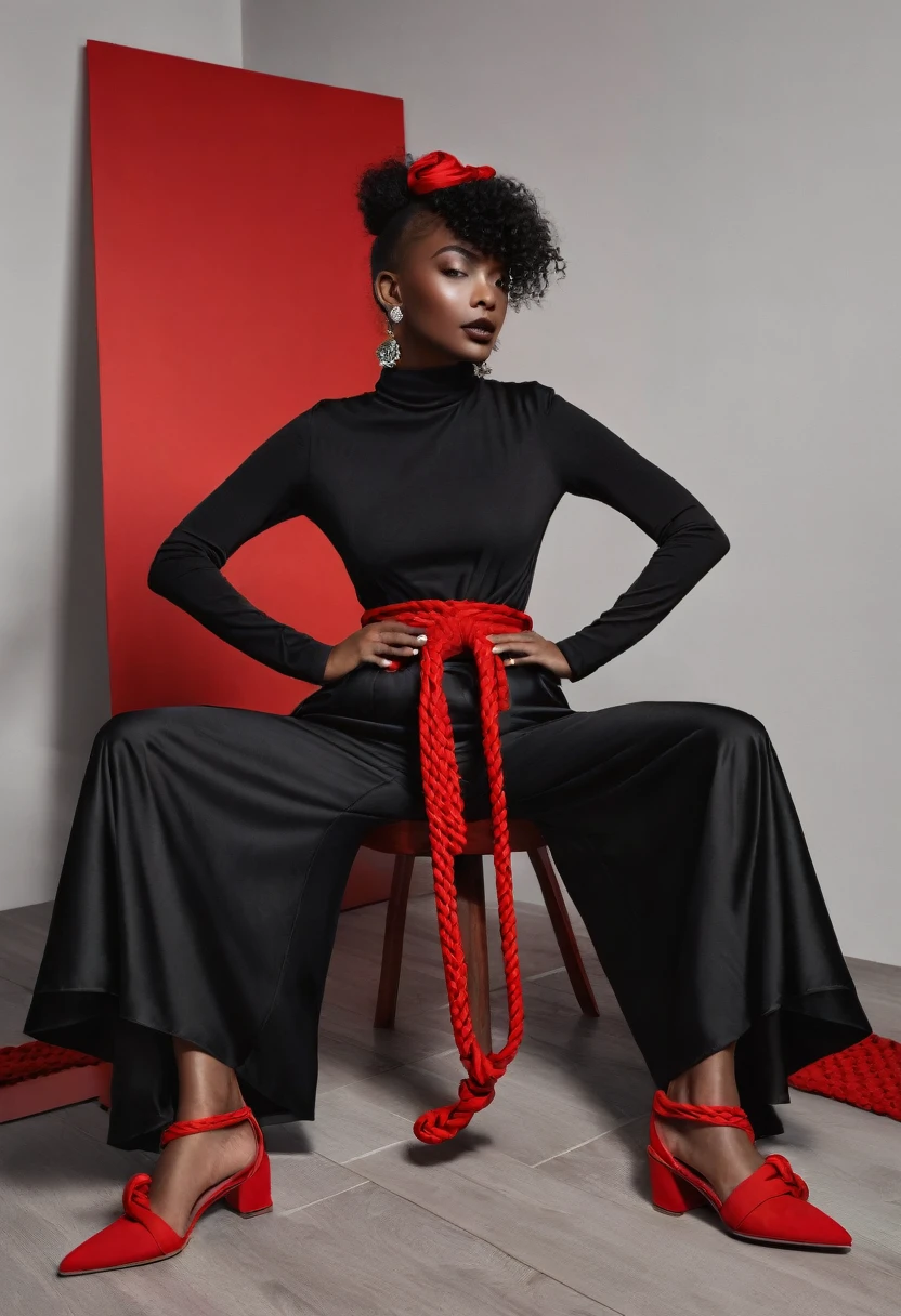 white Be invited red to be tied up black