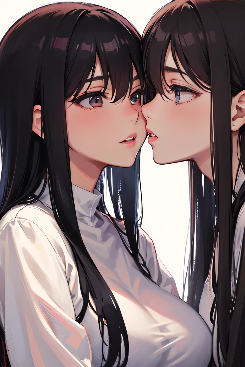 Kissing lesbians.tongue.saliva