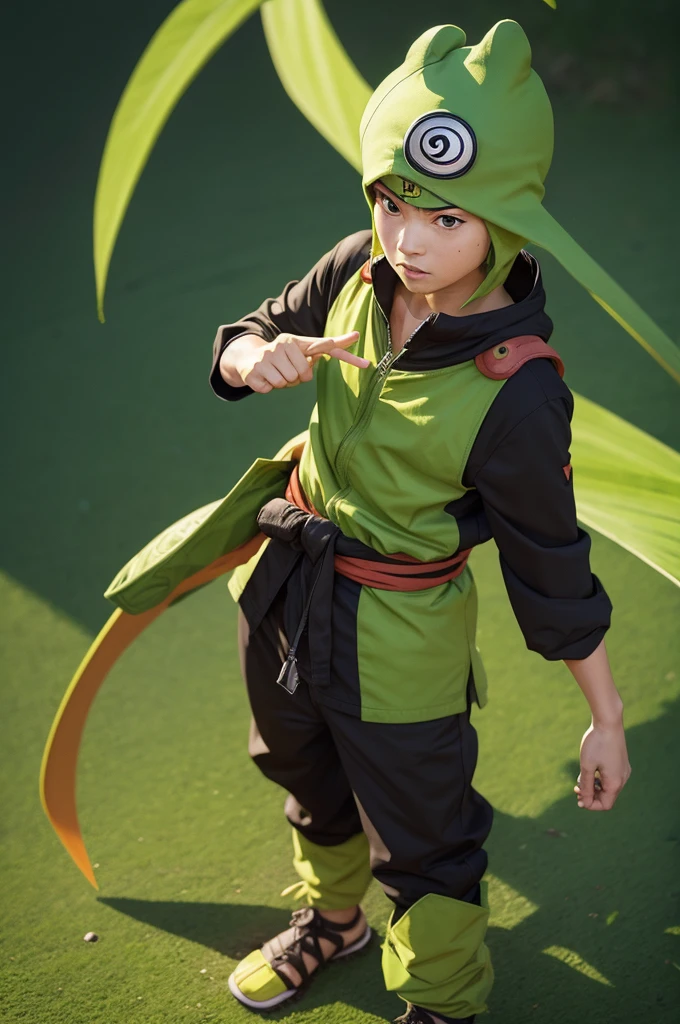 Half frog Naruto