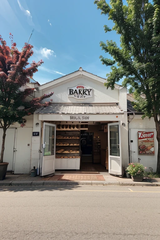 bakery, perspective: outside