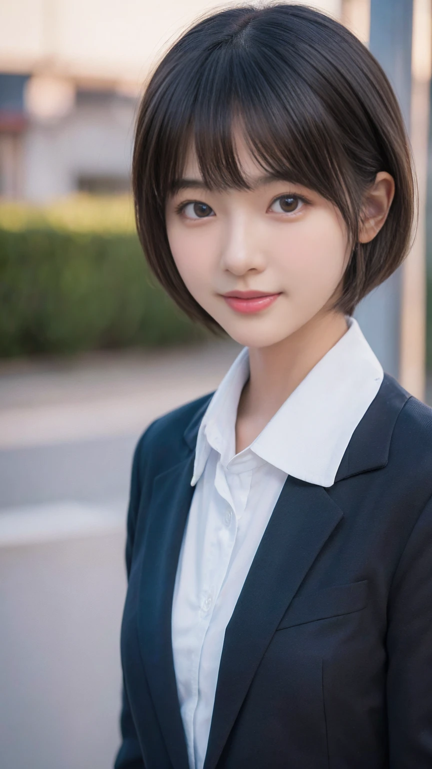 (Highest quality,8K quality,masterpiece:1.3),(超High resolution,photoRealistic:1.4,Live Shooting),(Very detailedな,Caustics,Detailed Background),(ultra-Realistic capture,Beautiful and detailed skin,Perfect Anatomy),At dusk,Sunset sky,School building,Schoolyard,10 years old,cute,single eyelid,Black short hair,School Blazer Uniform,Looking into the camera,A sloppy smile,Bust up shot,Natural light、Uruchan-6500-v1.1, (RAW Photos:1.2), (Realistic:1.4), Beautiful detailed girl, Very detailed eyes and face, Beautiful and beautiful eyes, that&#39;Ridiculous, incredibly that&#39;Ridiculous, Large file size, Very detailedな, High resolution, Very detailed, Highest quality, masterpiece, Kemomimi, ((Japanese Girls&#39; High School Uniform)), shape, Very detailed, CG, Unified, 8k wallpaper, wonderful, The finer details, masterpiece, Highest quality, Very detailed CG uniform 8k wallpaper, The light shines on your face, Cinema Lighting, 1 girl, 10 years old, ((No pants)), ((Dynamic pose))), (Camel Toe), (half), (pantyhose), (Sit with your knees bent))、Black short bob、Sailor suit、Junior high school girl、