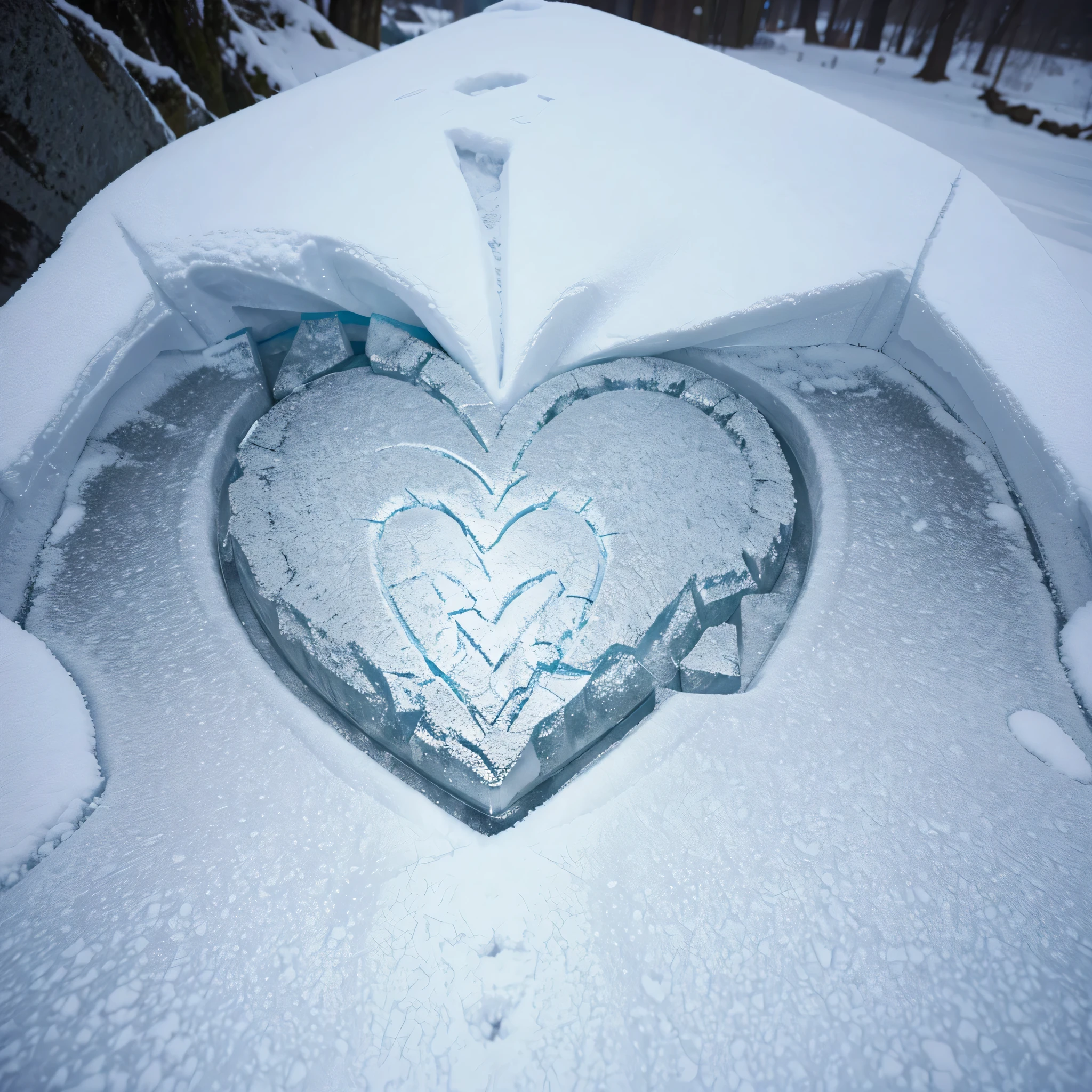 Frozen and cold heart, bet, able to feel all sensations