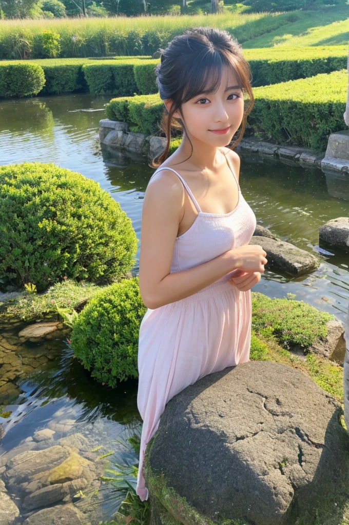 ((Highest quality)), ((masterpiece)), (detailed),Perfect Face,Japanese,landscape,Beauty,cute,Upper Body