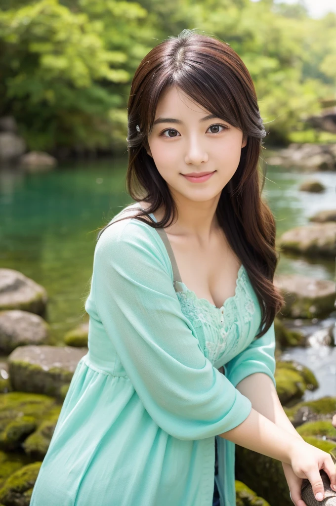 ((Highest quality)), ((masterpiece)), (detailed),Perfect Face,Japanese,landscape,Beauty,cute,Upper Body