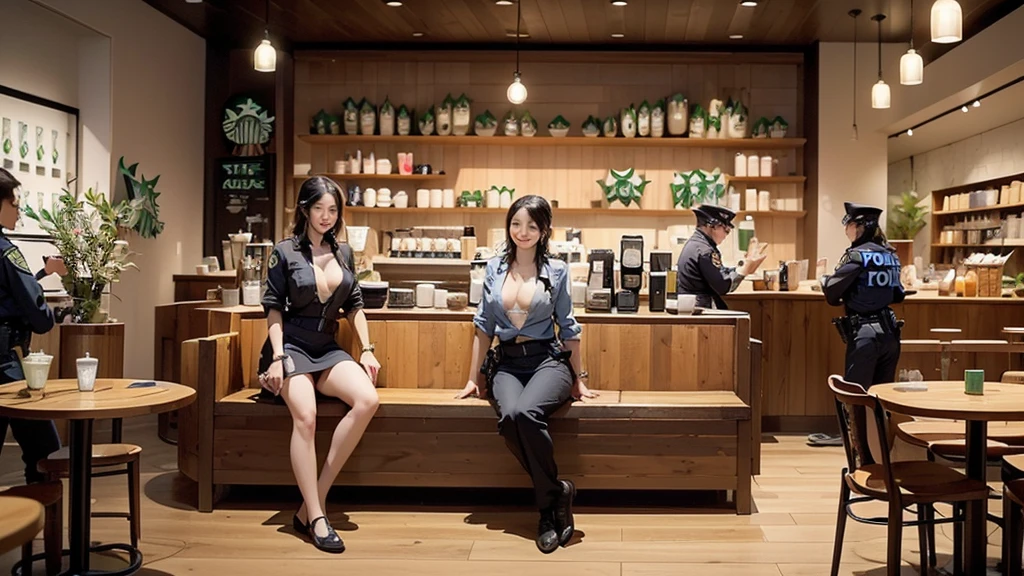 (((((((((Emphasize cleavage)))))))))
(((((((((Three Women)))))))))
(((((((((((Policewoman))))))))))
((((((White skin))))))
((((((Heavy makeup))))))
((((((Beautiful Face))))))
(((((((((Full body photo)))))))))
(((((((お洒落でcuteInside the Starbucks store)))))))
8k、RAW Photos、Highest quality、Super detailed、Super Resolution、Ultra HD、8k wallpaper、Amazing details
(((((((((((Inside the Starbucks store)))))))))))、
((((((Sit down and eat cake、Drink Starbucks coffee、smile))))))、((Heart Necklace))
Modern and sleek design:Interior design using natural materials、Many of the designs are warm and made using wood and metal.。 Large windows:自然光をたっぷり取り入れるためのLarge windowsがあり、Providing a bright and open space。 Green Interior:Potted plants are effectively placed、It creates a relaxing atmosphere。 artwork:Works by local artists、Starbucks-related art on display。 Cozy seating:Cushioned chairs and sofas、Bar sheet etc.、A variety of seating options available。 Open kitchen area:Being able to see how drinks and food are made、We provide peace of mind and transparency。 Unique lighting:Antique lamps and chandelierodern lighting fixtures are used。 Comfortable background music:Relaxing music is playing、A comfortable space is provided。 Wide々Table space:一人でもグループでも使いやすいWide々There is a table with。 Community Table:There is a large table where you can socialize with other customers.。 Seasonal decorations:The decorations are themed according to the season.。 Design with a local feel:The design incorporates the local culture and characteristics.。 Fragrance production:コーヒーの香りが店内にWideがり、A space that satisfies the five senses has been created.。 Conversation with a barista:フレンドリーなConversation with a baristaが楽しめるカウンターエリアがあります。
8k、RAW Photos、Highest quality、masterpiece:1.2、Super detailed、Super Resolution、Ultra HD、8k wallpaper、Amazing details、Photorealistic:1.4、Having fun by the water、Full Body Shot、Full body photo、High-resolution RAW color photos、Professional photos、A scene full of emotion、Very detailed and beautiful、Ultra HD、8k wallpaper、Amazing details、Huge file sizes、Highly detailed beautiful girls、Highly detailed face Highly detailed eyes、Extremely realistic skin、 Highly detailed fingers, Highly detailed nose, Highly detailed mouth, Perfect Anatomy, Highly detailed background, Highly detailed clothing, Teen, cute女の子, Famous Japanese Idols, cute, Realistic body, Slender, White skin, Glowing Skin, Slim body, Realistic Face, Delicate eyes, double eyelid,