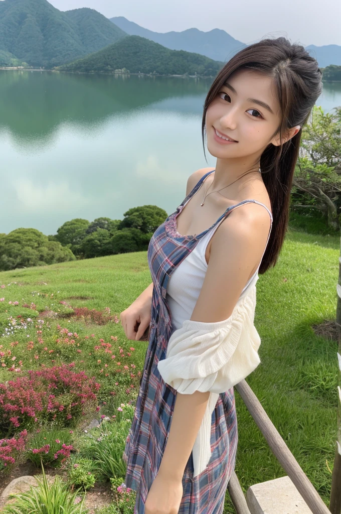 ((Highest quality)), ((masterpiece)), (detailed),Perfect Face,Japanese,landscape,Beauty,cute,Upper Body
