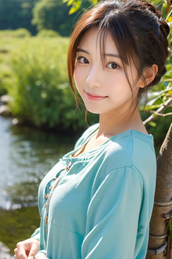 ((Highest quality)), ((masterpiece)), (detailed),Perfect Face,Japanese,landscape,Beauty,cute,Upper Body