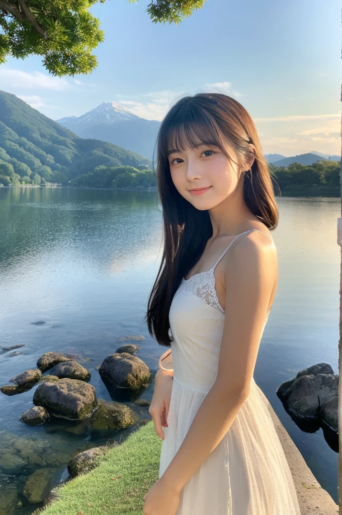 ((Highest quality)), ((masterpiece)), (detailed),Perfect Face,Japanese,landscape,Beauty,cute,Upper Body
