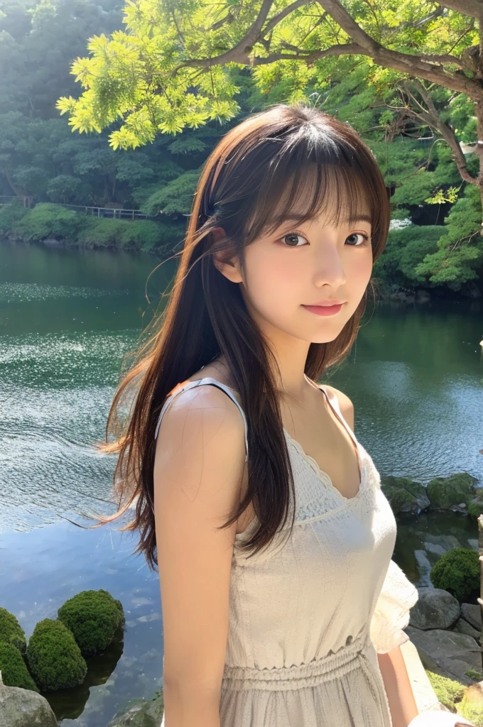 ((Highest quality)), ((masterpiece)), (detailed),Perfect Face,Japanese,landscape,Beauty,cute,Upper Body