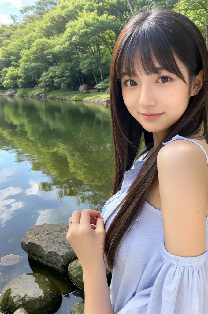 ((Highest quality)), ((masterpiece)), (detailed),Perfect Face,Japanese,landscape,Beauty,cute,Upper Body