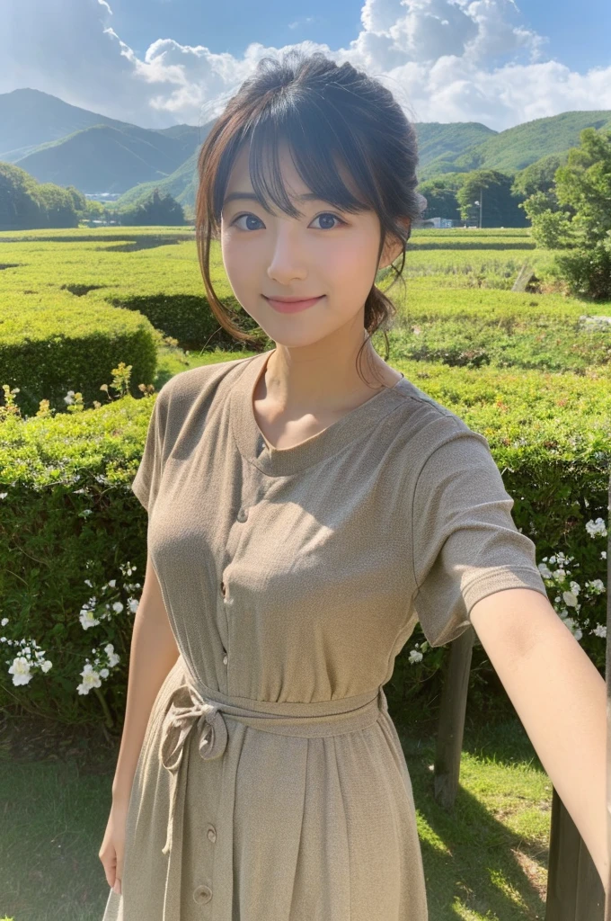 ((Highest quality)), ((masterpiece)), (detailed),Perfect Face,Japanese,landscape,Beauty,cute,Upper Body