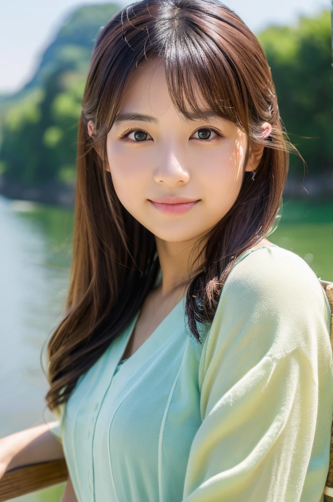 ((Highest quality)), ((masterpiece)), (detailed),Perfect Face,Japanese,landscape,Beauty,cute,Upper Body