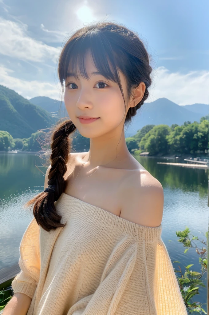 ((Highest quality)), ((masterpiece)), (detailed),Perfect Face,Japanese,landscape,Beauty,cute,Upper Body