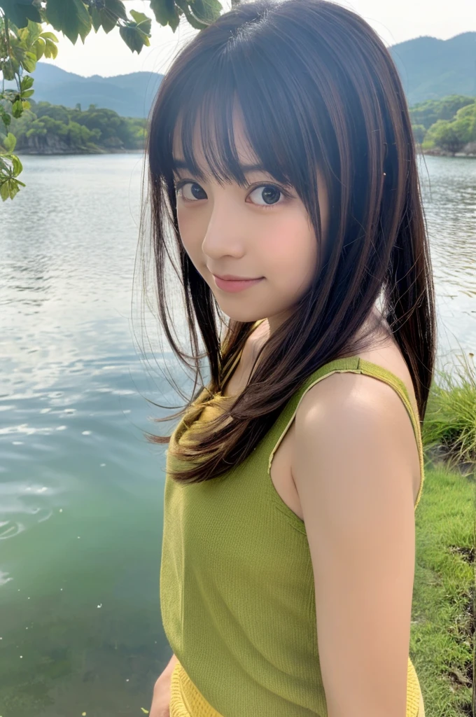 ((Highest quality)), ((masterpiece)), (detailed),Perfect Face,Japanese,landscape,Beauty,cute,Upper Body
