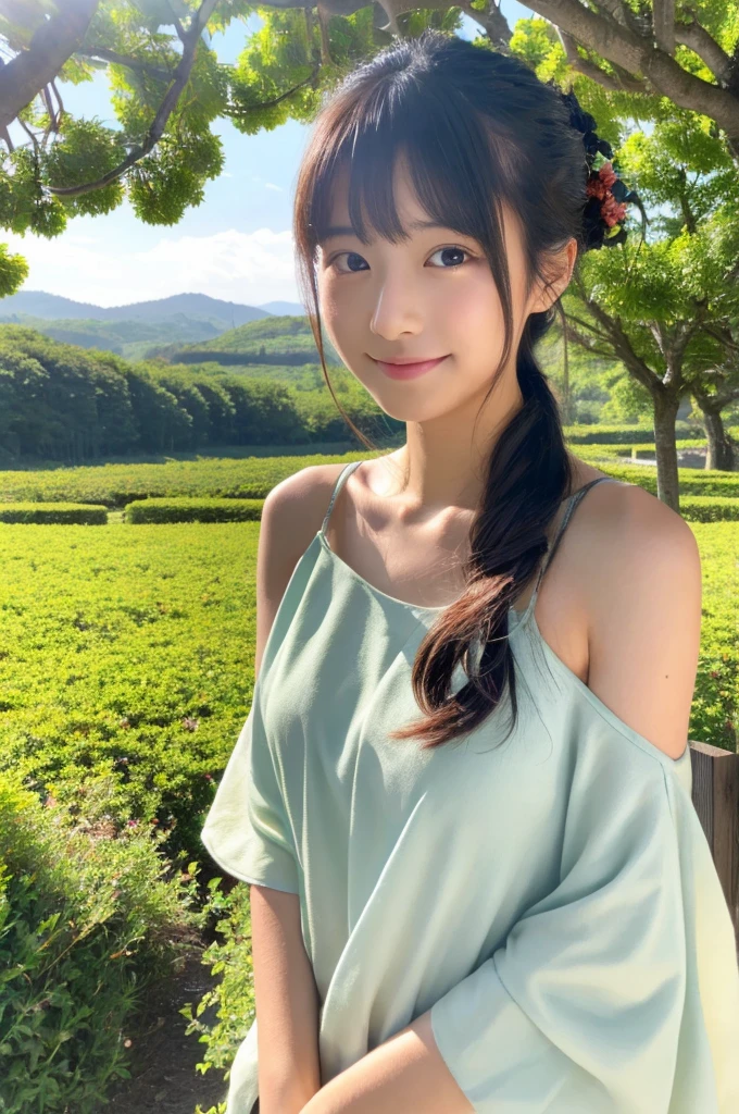((Highest quality)), ((masterpiece)), (detailed),Perfect Face,Japanese,landscape,Beauty,cute,Upper Body