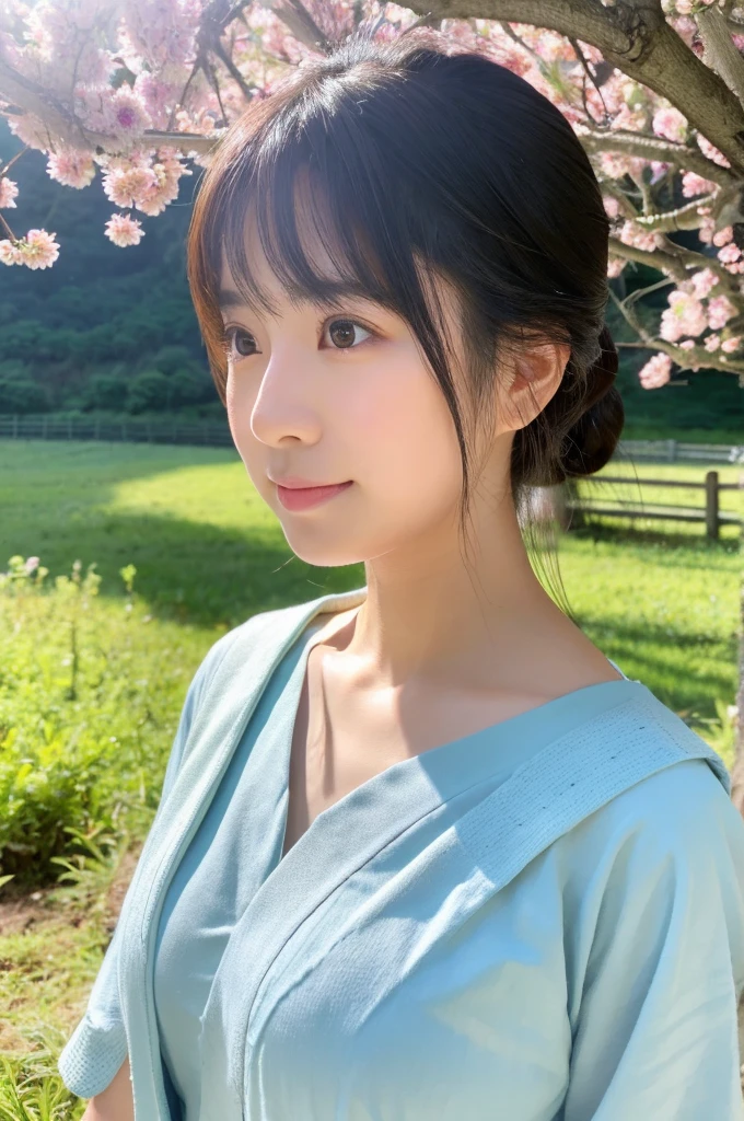 ((Highest quality)), ((masterpiece)), (detailed),Perfect Face,Japanese,landscape,Beauty,cute,Upper Body