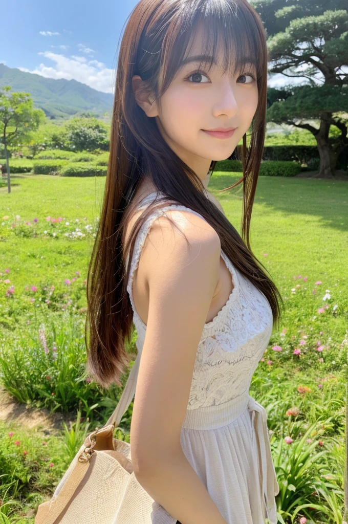 ((Highest quality)), ((masterpiece)), (detailed),Perfect Face,Japanese,landscape,Beauty,cute,Upper Body