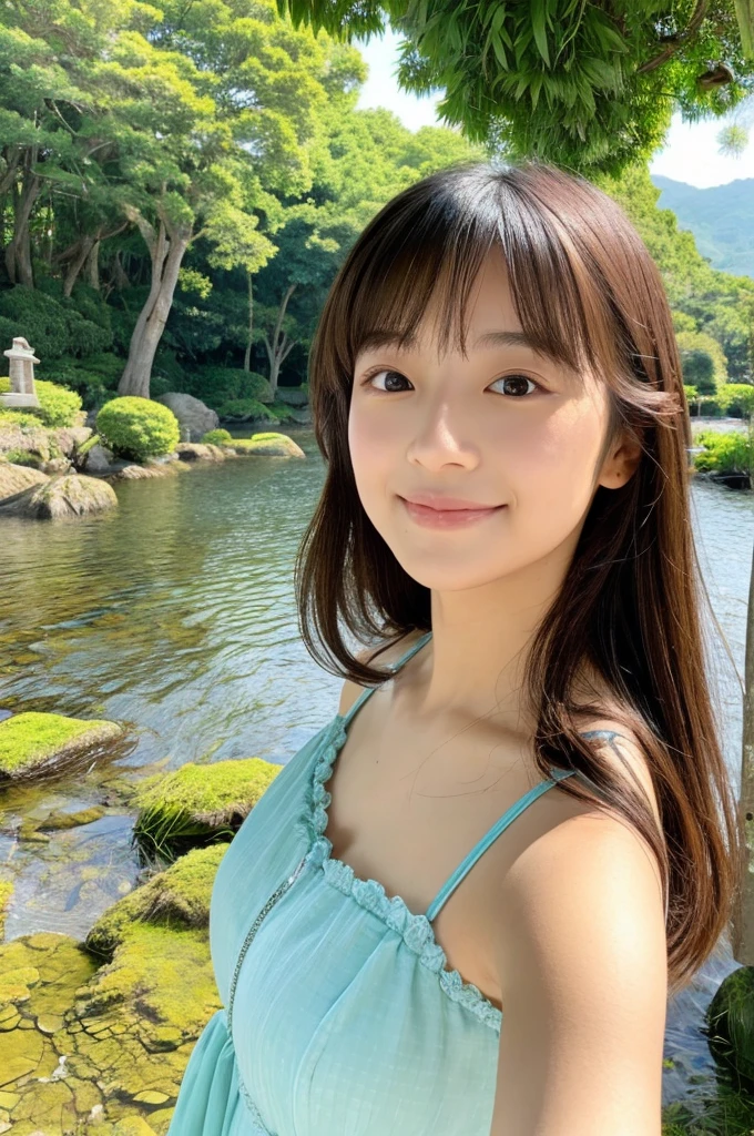 ((Highest quality)), ((masterpiece)), (detailed),Perfect Face,Japanese,landscape,Beauty,cute,Upper Body