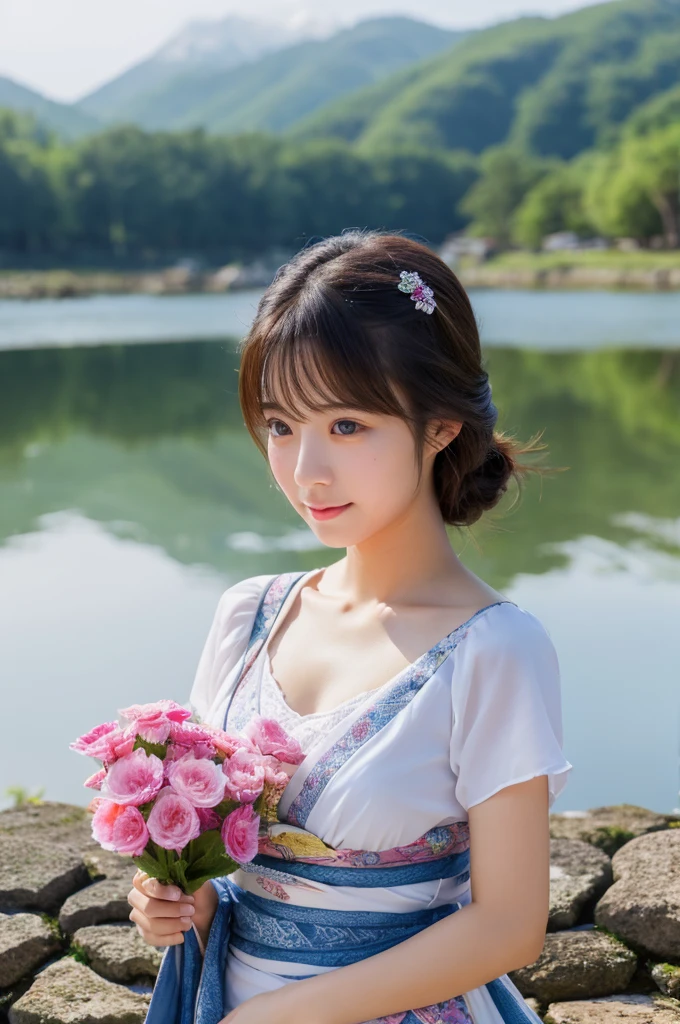 ((Highest quality)), ((masterpiece)), (detailed),Perfect Face,Japanese,landscape,Beauty,cute,Upper Body