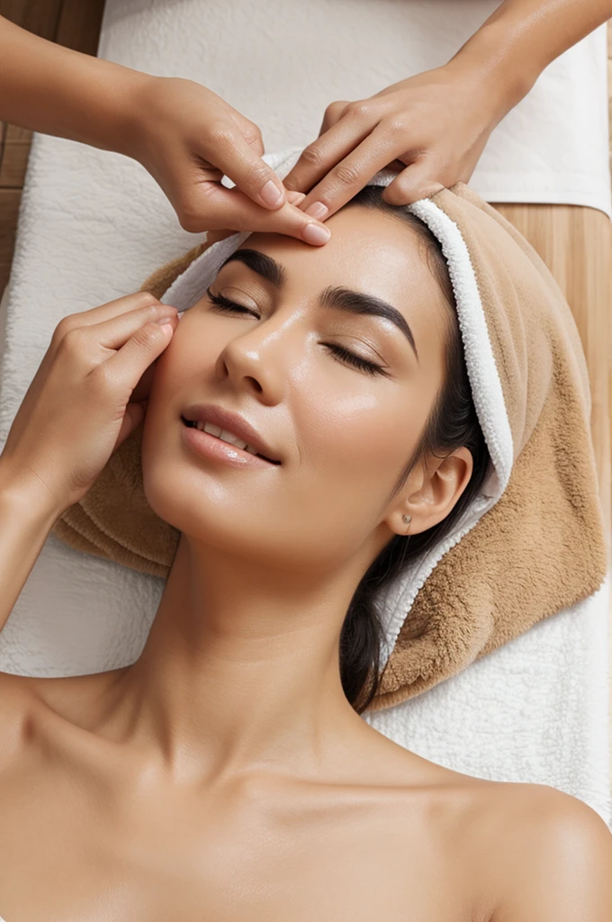 Text to offer facial rejuvenation massages 