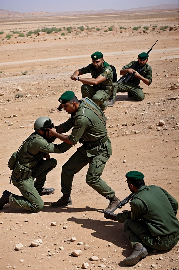 Algerian soldier vs Israeli