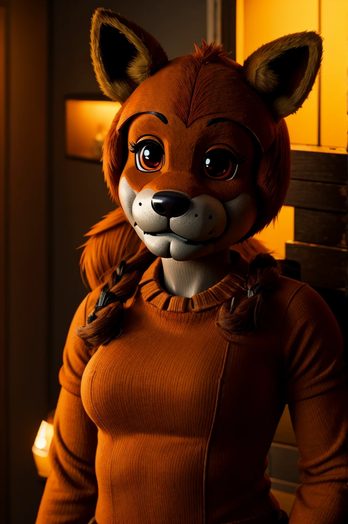 (Fnaf) (female) (foxy) (anime girl) 