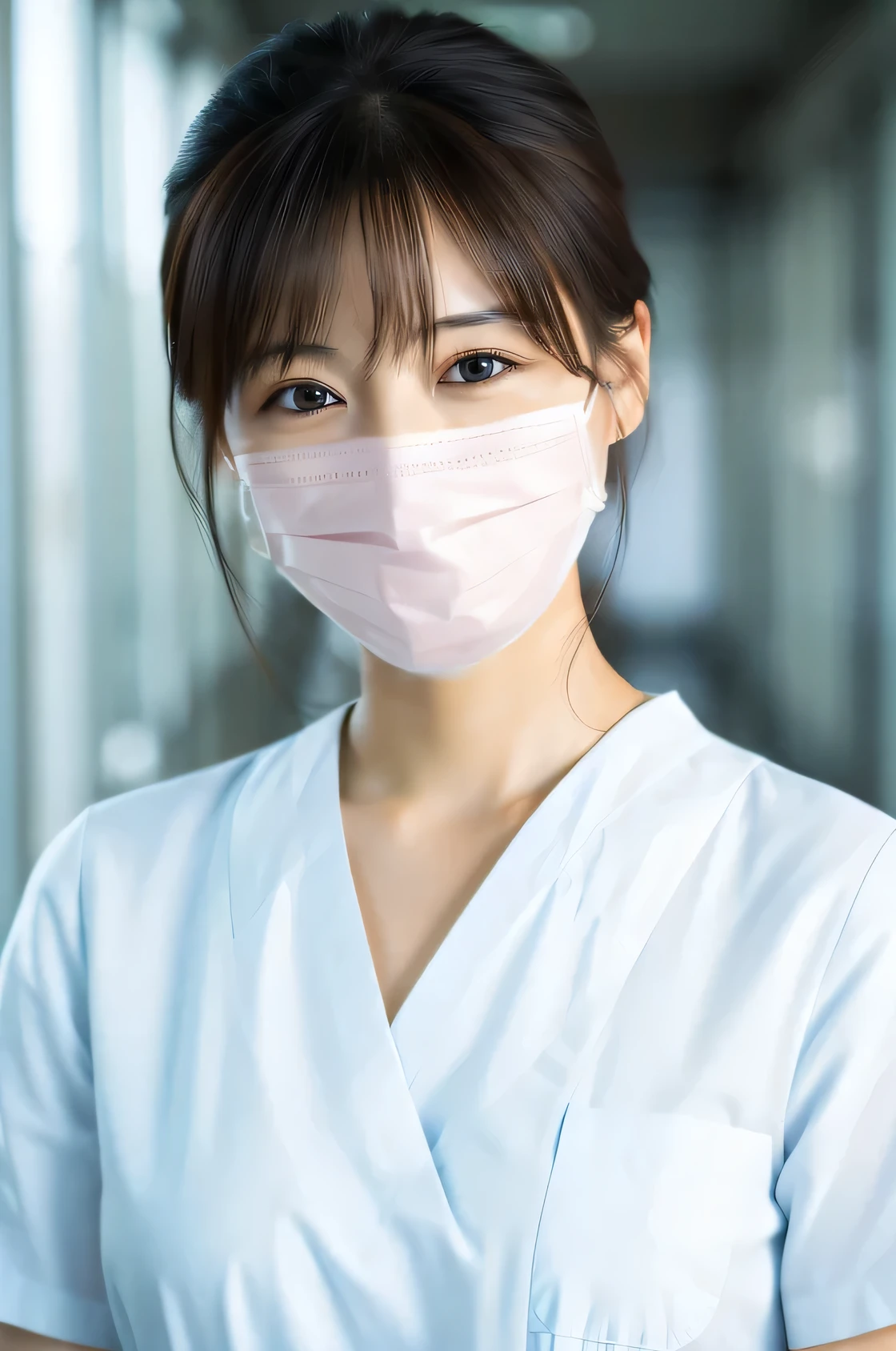 Wearing a surgical mask