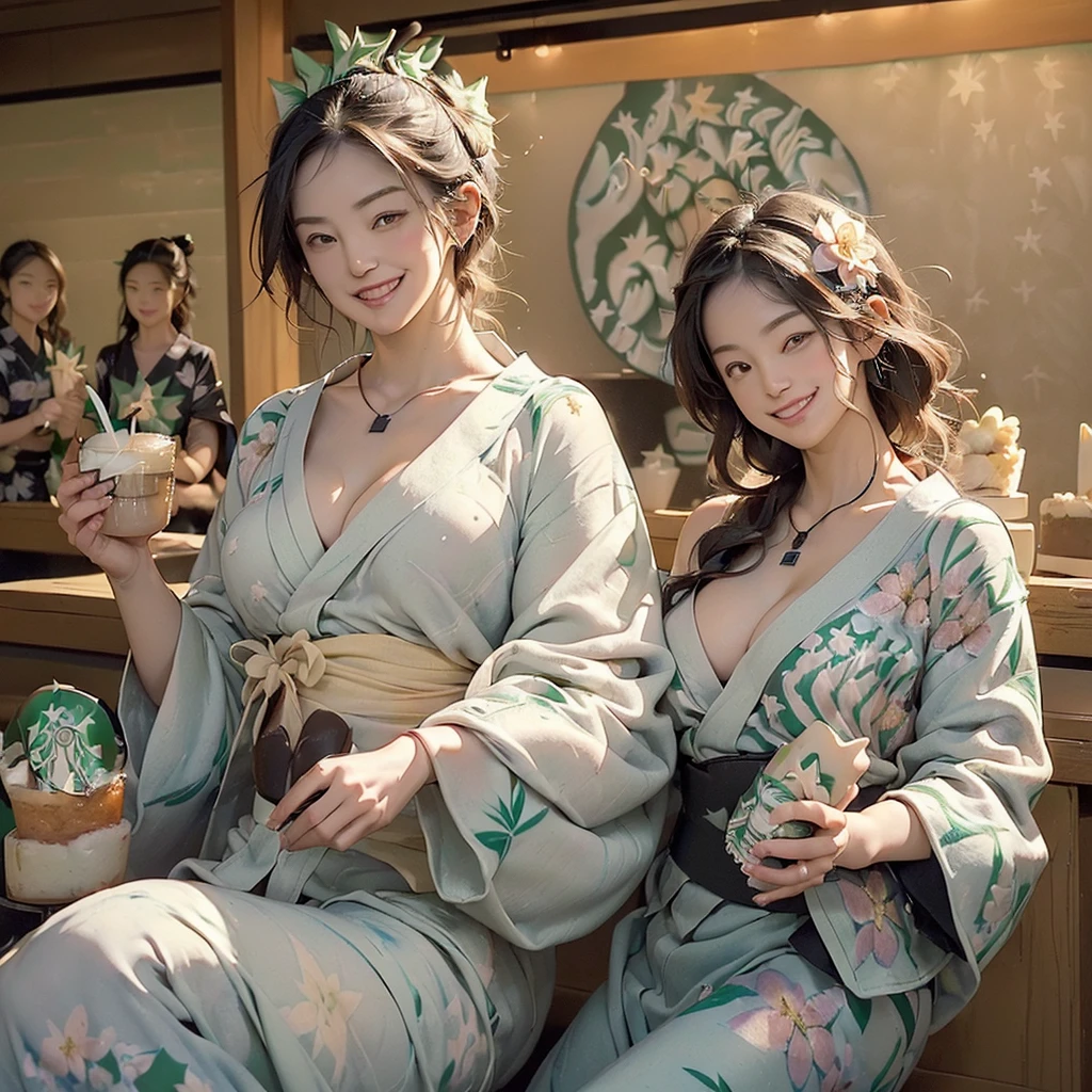 (((((((((Emphasize cleavage)))))))))
(((((((Bra is visible)))))))
(((((((((I can see your shoulders)))))))))
(((((((((Three Women)))))))))
(((((((((((Woman in floral yukata))))))))))
((((((White skin))))))
((((((Heavy makeup))))))
((((((Beautiful Face))))))
(((((((((Full body photo)))))))))
(((((((お洒落でcuteInside the Starbucks store)))))))
8k、RAW Photos、Highest quality、Super detailed、Super Resolution、Ultra HD、8k wallpaper、Amazing details
(((((((((((Inside the Starbucks store)))))))))))、
((((((Sit down and eat cake、Drink Starbucks coffee、smile))))))、((Heart Necklace))
Modern and sleek design:Interior design using natural materials、Many of the designs are warm and made using wood and metal.。 Large windows:自然光をたっぷり取り入れるためのLarge windowsがあり、Providing a bright and open space。 Green Interior:Potted plants are effectively placed、It creates a relaxing atmosphere。 artwork:Works by local artists、Starbucks-related art on display。 Cozy seating:Cushioned chairs and sofas、Bar sheet etc.、A variety of seating options available。 Open kitchen area:Being able to see how drinks and food are made、We provide peace of mind and transparency。 Unique lighting:Antique lamps and chandelierodern lighting fixtures are used。 Comfortable background music:Relaxing music is playing、A comfortable space is provided。 Wide々Table space:一人でもグループでも使いやすいWide々There is a table with。 Community Table:There is a large table where you can socialize with other customers.。 Seasonal decorations:The decorations are themed according to the season.。 Design with a local feel:The design incorporates the local culture and characteristics.。 Fragrance production:コーヒーの香りが店内にWideがり、A space that satisfies the five senses has been created.。 Conversation with a barista:フレンドリーなConversation with a baristaが楽しめるカウンターエリアがあります。
8k、RAW Photos、Highest quality、masterpiece:1.2、Super detailed、Super Resolution、Ultra HD、8k wallpaper、Amazing details、Photorealistic:1.4、Having fun by the water、Full Body Shot、Full body photo、High-resolution RAW color photos、Professional photos、A scene full of emotion、Very detailed and beautiful、Ultra HD、8k wallpaper、Amazing details、Huge file sizes、Highly detailed beautiful girls、Highly detailed face Highly detailed eyes、Extremely realistic skin、 Highly detailed fingers, Highly detailed nose, Highly detailed mouth, Perfect Anatomy, Highly detailed background, Highly detailed clothing, , cute女の子, Famous Japanese Idols, cute, Realistic body, Slender, White skin, Glowing Skin, Slim body, Realistic Face, Delicate eyes, double eyelid,(Small hands)
