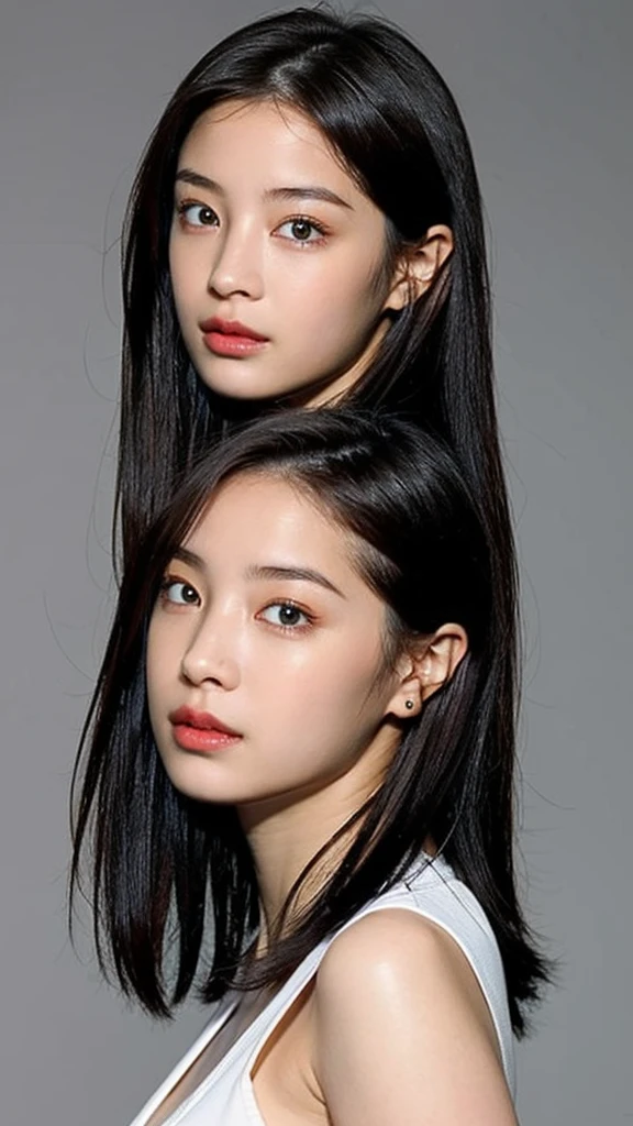 (raw photo:1.2), (photorealistic:1.4), beautiful detailed girl, very detailed eyes and face, beautiful detailed eyes, ridiculous, incredibly ridiculous, huge file size, super detailed, high resolution, very detailed, best quality, masterpiece, very detailed, unified, 8k wallpaper, amazing, Fine details, masterpiece, best quality, very detailed CG uniform 8k wallpaper, light on face, cinematic lighting, pale skin, a close up of a naked woman posing for a picture,perfect nude,undressed,completely naked beautiful Japanese woman, beautiful young Japanese woman, big eyes:1.1, double eyelids:1.1, thick lips, parted lips:0.8, shoot from side, looking at viewer,gleaming skin,shiny skin