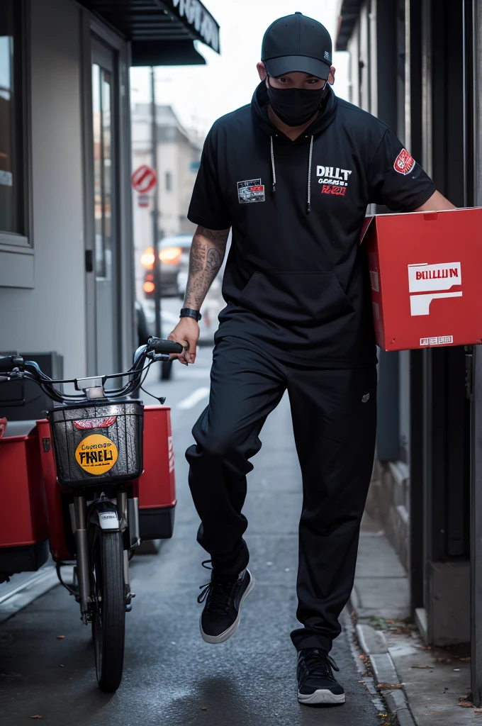 Dark entity killer delivery man