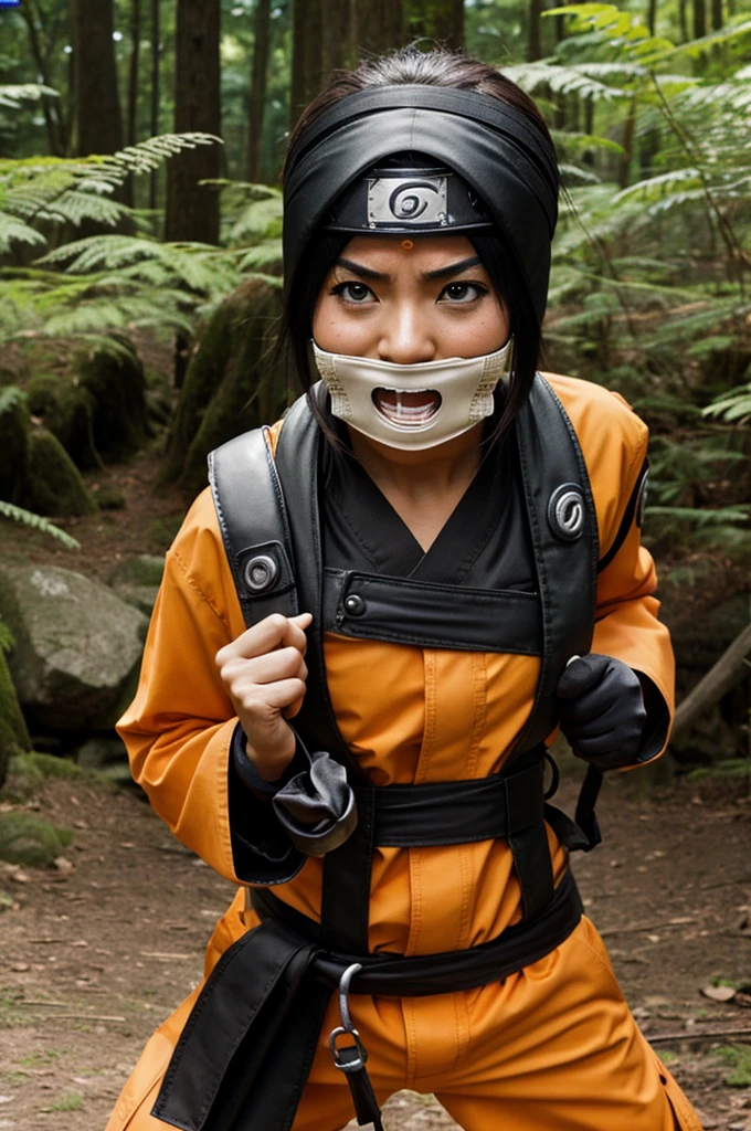 Naruto bound and gagged