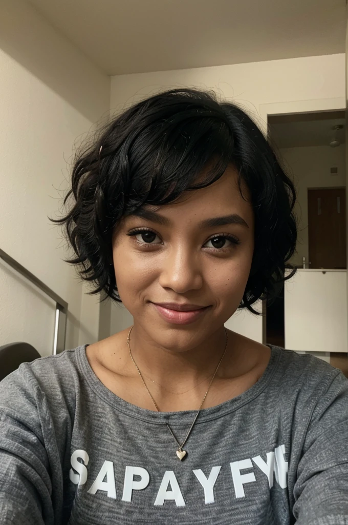 I am a 28 year old black woman, short black hair, curls and I have right hemiparesis.
I have always been a woman, enchanted everyone wherever she went and was a happy, sweet, with strong answers that no one knows where I got it from, always on the tip of your tongue.
God said I will live to help my mother with her sadness and grow as a person and make people reflect their attitudes through my smile and my attitudes and God's light on me.