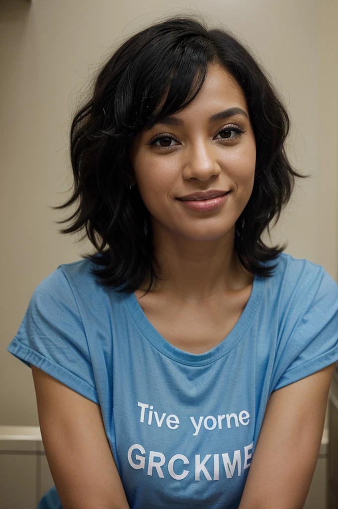 I am a 28 year old black woman, short black hair, curls and I have right hemiparesis.
I have always been a woman, enchanted everyone wherever she went and was a happy, sweet, with strong answers that no one knows where I got it from, always on the tip of your tongue.
God said I will live to help my mother with her sadness and grow as a person and make people reflect their attitudes through my smile and my attitudes and God's light on me.