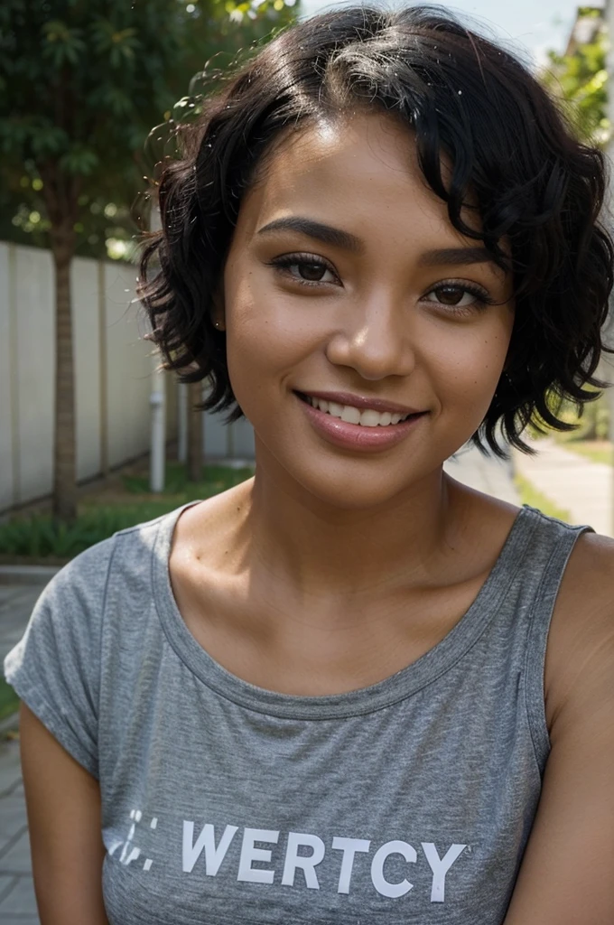 I am a 28 year old black woman, short black hair, curls and I have right hemiparesis.
I have always been a woman, enchanted everyone wherever she went and was a happy, sweet, with strong answers that no one knows where I got it from, always on the tip of your tongue.
God said I will live to help my mother with her sadness and grow as a person and make people reflect their attitudes through my smile and my attitudes and God's light on me.