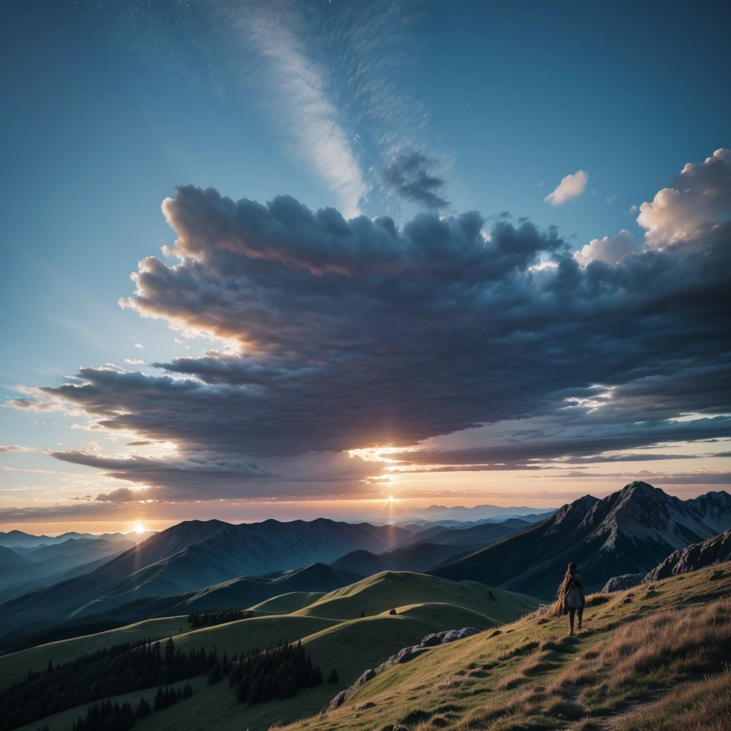 Ultra realistic and incredible landscape of the sky but mega realistic and incredible